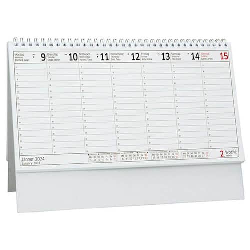 Tischkalender 2024, Stehkalender, Kalender, Format A4, 7-spaltig, Österreichisches Kalendarium, 1 Stück Artikelbild