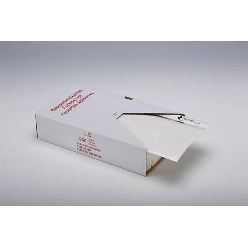 Debatin Dokumententasche UNIPACK™, Begleitpapiertasche, DIN lang, ohne Aufdruck, selbstklebend, 240x140mm, transparent, 250 Stück pro Packung Artikelbild Secondary1 L