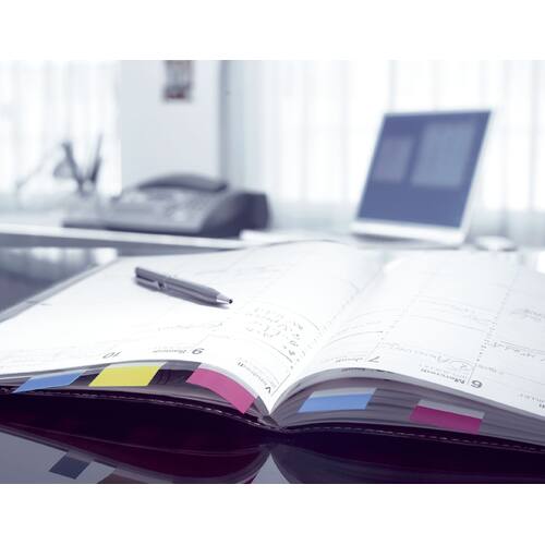 Post-it® Index-Haftstreifen 680, Haftmarker, beschriftbar, 25,4 x 43,2 mm, gelb, 2 x 50 Blatt pro Packung Artikelbild Secondary3 L