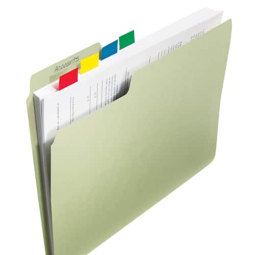 Post-it® Index-Haftstreifen 680, Haftmarker, beschriftbar, 25,4 x 43,2 mm, gelb, 2 x 50 Blatt pro Packung Artikelbild Secondary4 L