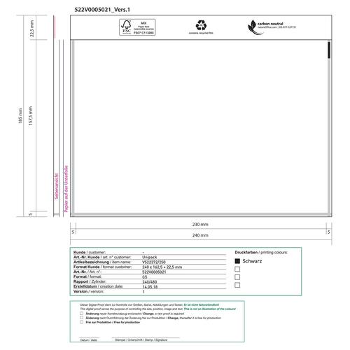 Debatin Dokumententaschen C5 Neutral, ohne Aufdruck, 250 Stück Artikelbild Secondary1 L