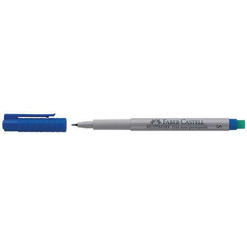 Faber-Castell OHP-Stift Multimark 1524 non-permanent, S 0,4 mm, blau Artikelbild