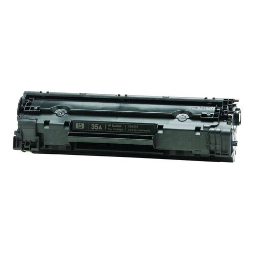 HP Original Toner, HP 35A, CB435A, Schwarz Artikelbild Secondary1 L