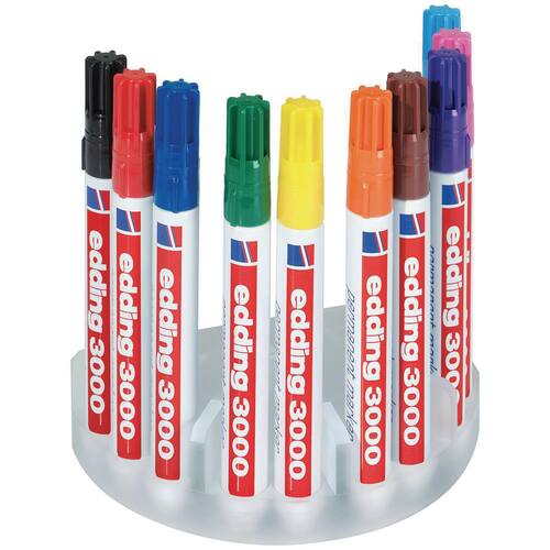edding Permanent-Marker 3300, Keilspitze, Schwarz Artikelbild Secondary2 L