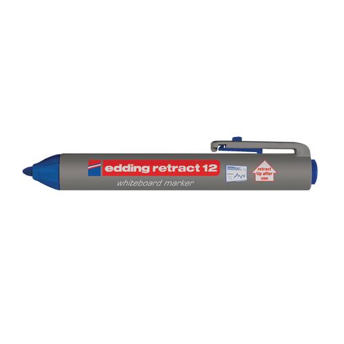 edding Whiteboard-Marker 12 retract, Blau Artikelbild Secondary1 L