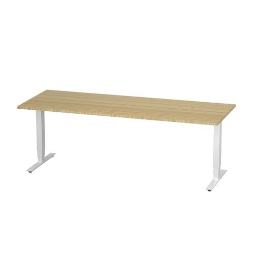 deNord Design Skrivbord höj/sänk Pro 1800x800 ek/vit produktfoto