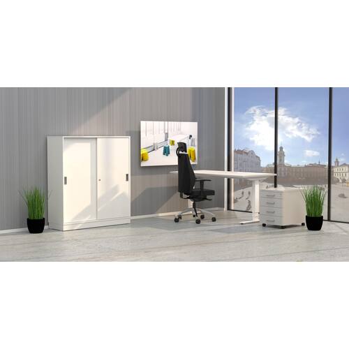 deNord Design Skrivbord höj/sänk Pro 1800x800 ek/vit produktfoto Secondary3 L