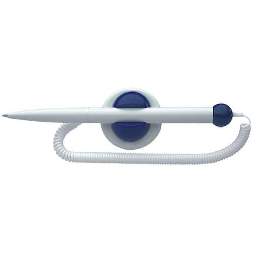 SCHNEIDER Klick-Fix-Pen Kugelschreiber mit Halterung, weiß/blau, 1 Stück Artikelbild