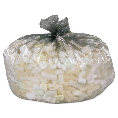 Abfallbeutel, Mistsack, Müllsack, Müllbeutel, 30 Liter, 4,5µm, transparent grau, 50 Stück Artikelbild
