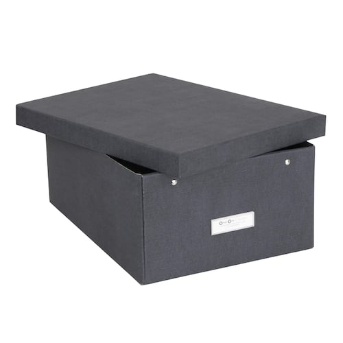 Bigso Box Förvaringsbox Katia svart produktfoto Secondary3 L