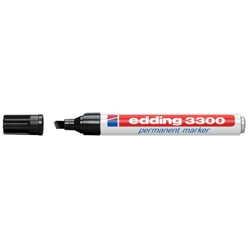 edding Permanent-Marker 3300, Keilspitze, Schwarz Artikelbild