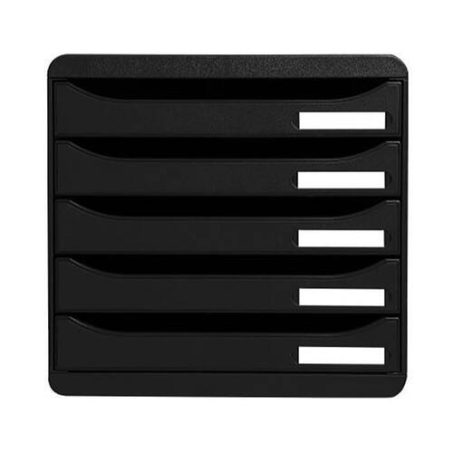 Exacompta Schubladenbox Big-Box Schwarz 5 Laden Artikelbild