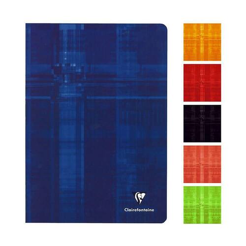 Clairefontaine Geschäftsbuch, kariert, A5, 90 g/m², Einbandfarbe: sortiert, 48 Blatt Artikelbild