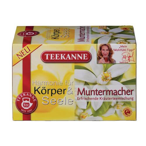 Teekanne Wellness-Tee Frisch & Munter Kräutertee, aromaversiegelt, 20 Beutel, 1 Packung Artikelbild Secondary2 L