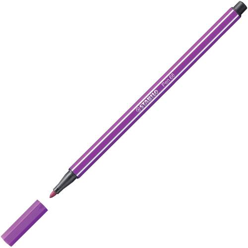 STABILO Pen 68 Faserschreiber, Filzstift, Fasermaler, lila, 1mm, 1 Stück Artikelbild