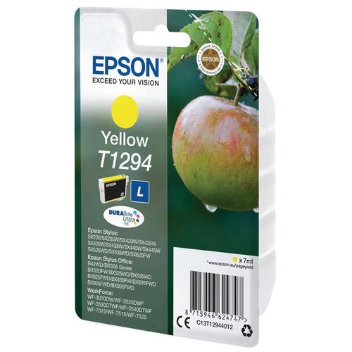 Epson Original Tintenpatrone T129440, Gelb, 1 Stück Artikelbild Secondary1 L