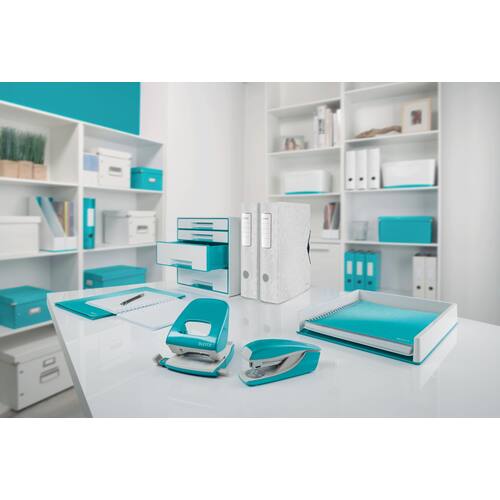 Leitz Eckspannermappe WOW, Flügelmappe, mit Gummizug, A4, PP, eisblau, 235x320mm, 1 Stück Artikelbild Secondary2 L