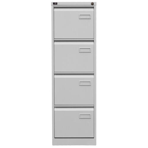 Bisley Hängeregistraturschrank Light - 4 Schubladen - 1-bahnig - Lichtgrau, 1 Stück Artikelbild Secondary1 L