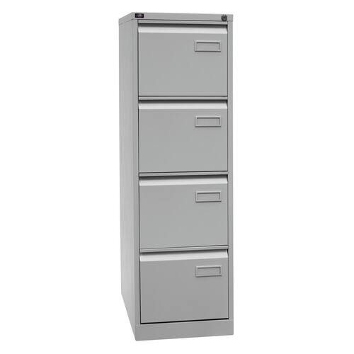 Bisley Hängeregistraturschrank Light - 4 Schubladen - 1-bahnig - Lichtgrau, 1 Stück Artikelbild Secondary2 L