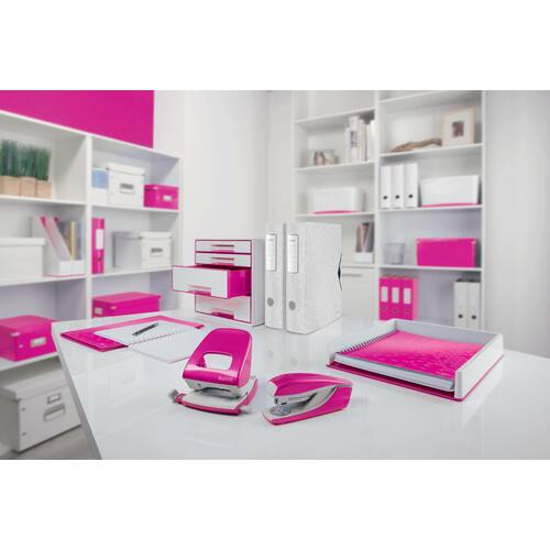 Leitz Stehsammler Click & Store WOW, Hartpappe, Einsteckrückenschild, mit Griffloch, A4, 103x253x330mm, pink, 1 Stück Artikelbild Secondary1 L