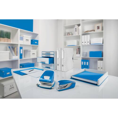 Leitz Notizbuch WOW mit festem Einband, DIN A4, Blau metallic, kariert Artikelbild Secondary5 L