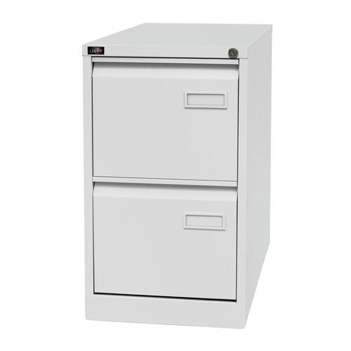 Bisley Hängeregistraturschrank Light - 2 Schubladen - 1-bahnig - Lichtgrau, 1 Stück Artikelbild