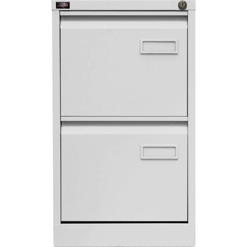 Bisley Hängeregistraturschrank Light - 2 Schubladen - 1-bahnig - Lichtgrau, 1 Stück Artikelbild Secondary1 L