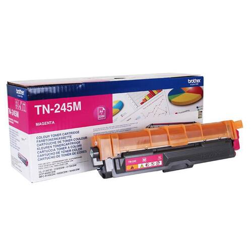 Brother Original Toner TN-245M, Lasertoner, Tonerkartusche, Magenta, 1 Stück Artikelbild