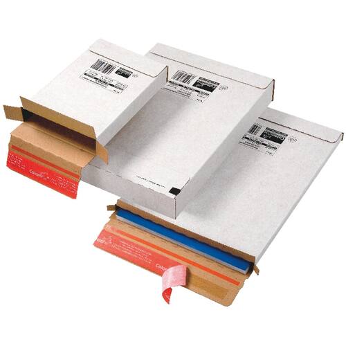 ColomPac Kurierpaket mit Haftklebeverschluss und Aufreißfaden, 244x344x45mm (C4), Weiß, 20 Stück pro Packung, 5 Packungen Artikelbild