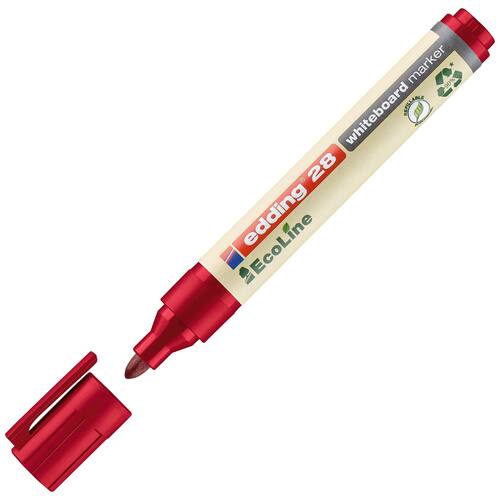 edding Boardmarker EcoLine 28, rot, Rundspitze, 1 Stück Artikelbild