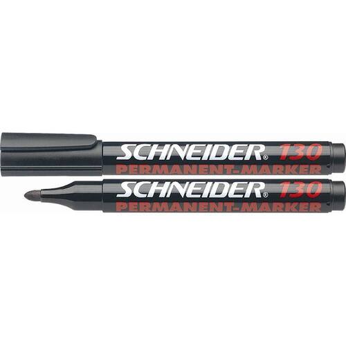 SCHNEIDER Permanent-Marker 130 Rundspitze 1-3 mm Schwarz Artikelbild