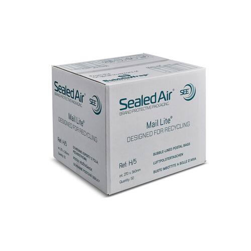 Mail Lite® Luftpolsterversandtasche, H/5, 270mmx360mm, weiß, 10 Stück pro Packung Artikelbild Secondary5 L