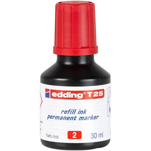 edding Nachfülltusche T25, rot, 30ml, 1 Stück Artikelbild