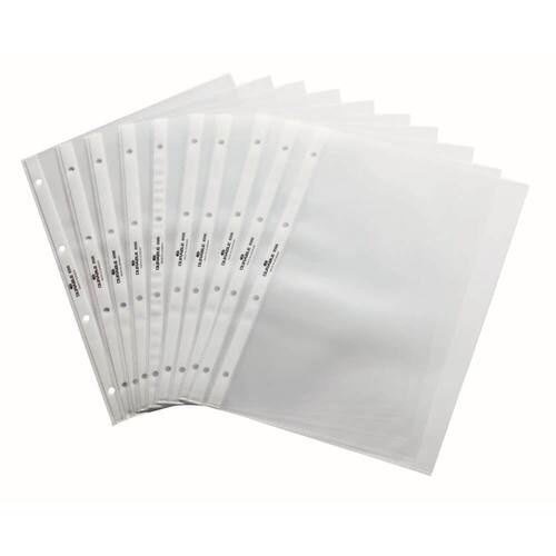 Durable Folie für Tisch-Flipcharts, Klarsichthülle, A4, PP, genarbt, 4 Löcher, transparent, 10 Stück pro Packung Artikelbild