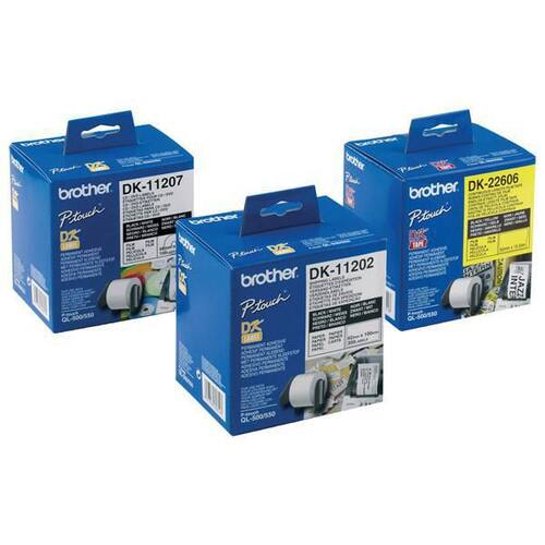 Brother Adressetiketten DK-11209, 29x62mm, Weiß, 800 Stück Artikelbild Secondary2 L
