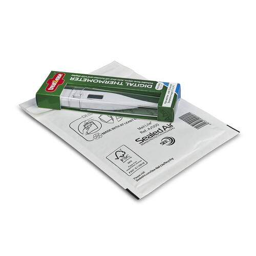 Mail Lite® Luftpolsterversandtasche, A/000, 110x160mm, weiß, 100 Stück pro Packung Artikelbild Secondary2 L