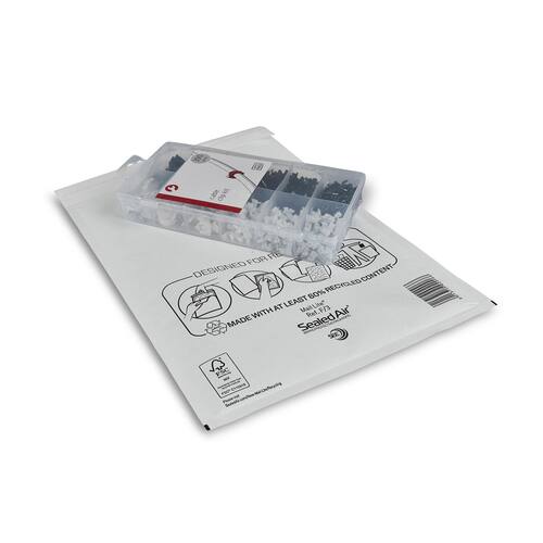 Mail Lite® Luftpolsterversandtasche, F/3, 240x340mm, weiß, 50 Stück pro Packung Artikelbild Secondary2 L