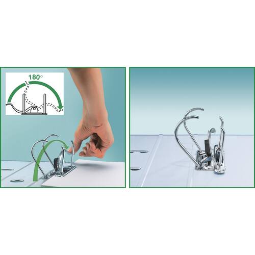 Leitz Ordner 1010 180°, Weiß, A4, 80mm Artikelbild Secondary3 L