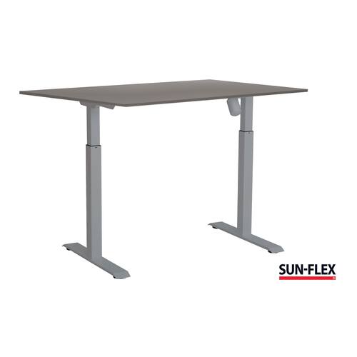 SUN-FLEX® Bord II höj/sänk 140x80 grå/grå produktfoto