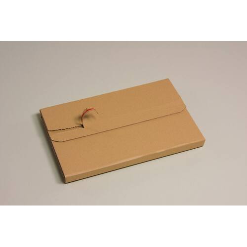 VARIA ECO 3 Wickelverpackung aus Wellpappe mit Selbstklebeverschluss, 305x215x70mm, A4, braun, 20 Stück Artikelbild Secondary9 L