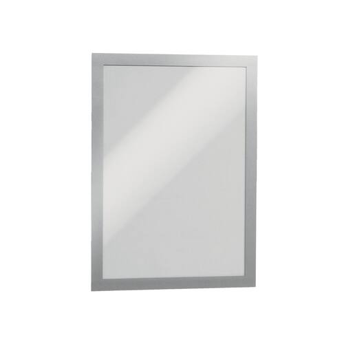 Durable Sichttasche DURAFRAME®, magnetisch, selbstklebend, PVC, A4, silber, 10 Stück Artikelbild Secondary2 L