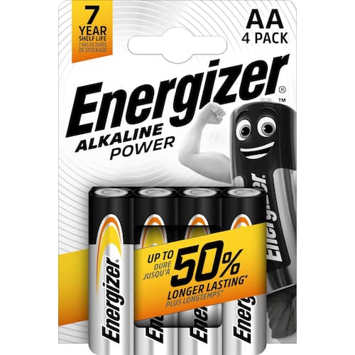 Energizer Batterie Alkaline Power, AA, Mignon, LR6, 4 Stück Artikelbild