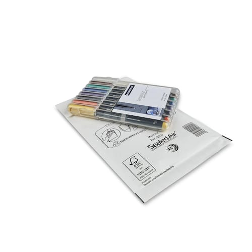 Mail Lite® Luftpolsterversandtasche, B/00, A6, 140x270mm, weiß, 100 Stück pro Packung Artikelbild Secondary2 L