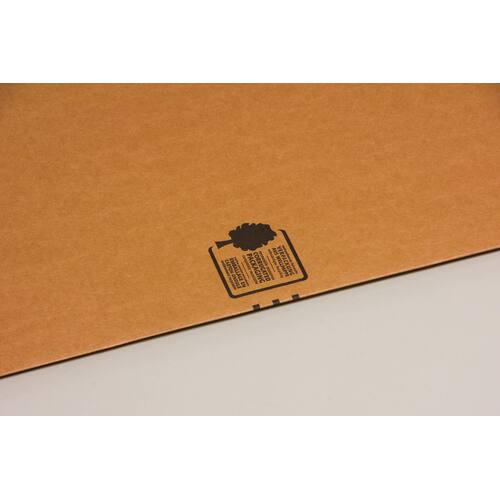 VARIA X 5 plus Drehverpackung aus Wellpappe mit Selbstklebeverschluss, 350x320x80mm, A4+, braun, 20 Stück Artikelbild Secondary5 L
