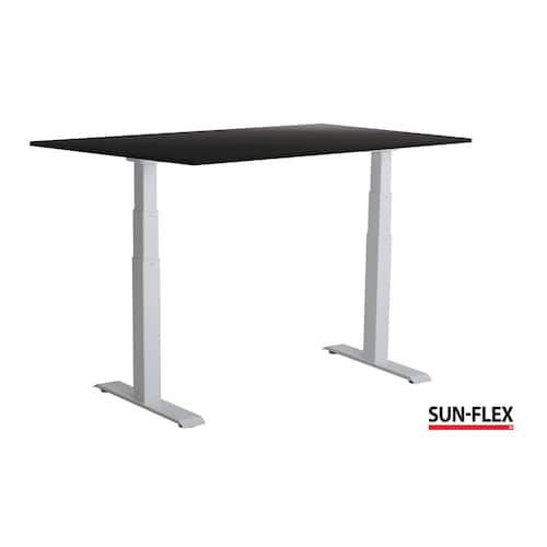 SUN-FLEX® Bord VI höj/sänk 160x80 vit/svart produktfoto