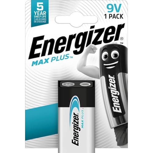 Energizer Batterie Max Plus, E-Block, 9V, 1 Stück Artikelbild Secondary1 L