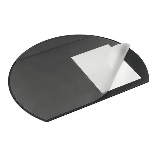Durable Skrivbordsunderlägg, genomskinligt överdrag, 650 x 520 mm, svart produktfoto