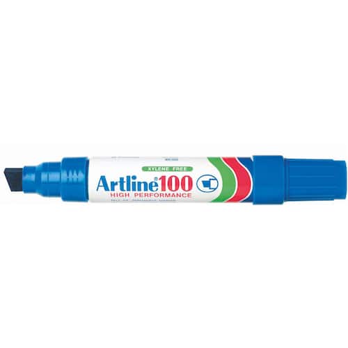 Merkepenn Artline 100 skrå spiss blå produktbilde Secondary1 L