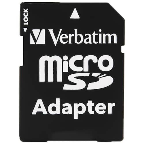 Verbatim Minneskort Micro SDHC 32GB CL10 produktfoto Secondary1 L