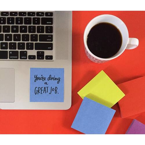 Post-it® Haftnotizen 654 Super Sticky Notes Bangkok Collection, Klebenotizen, 76 x 76 mm, 4-farbig sortiert, 24 Blöcke x 90 Blatt Artikelbild Secondary4 L